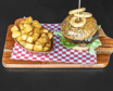 Lava House Cheeseburger